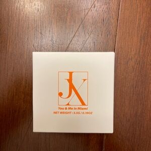 Cream and Orange Eyeshadow Palette Makeup